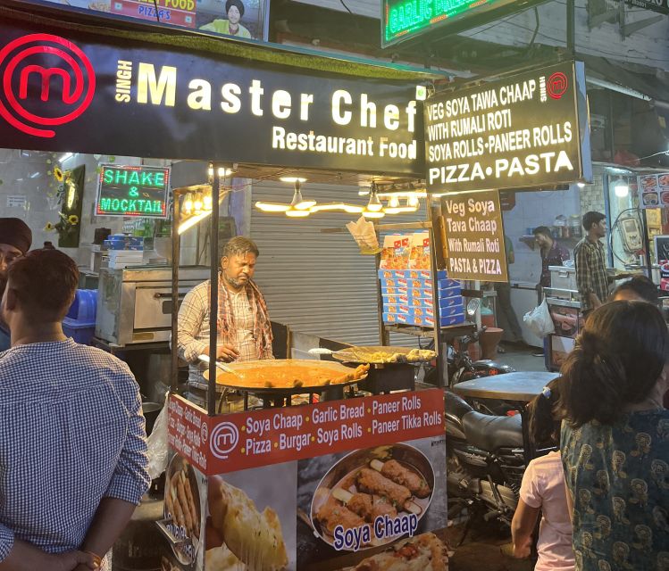 Agra: Sadar Bazar Food Market Night Walking Tour by Tuk-Tuk - Food stops, shopping, and the fine print