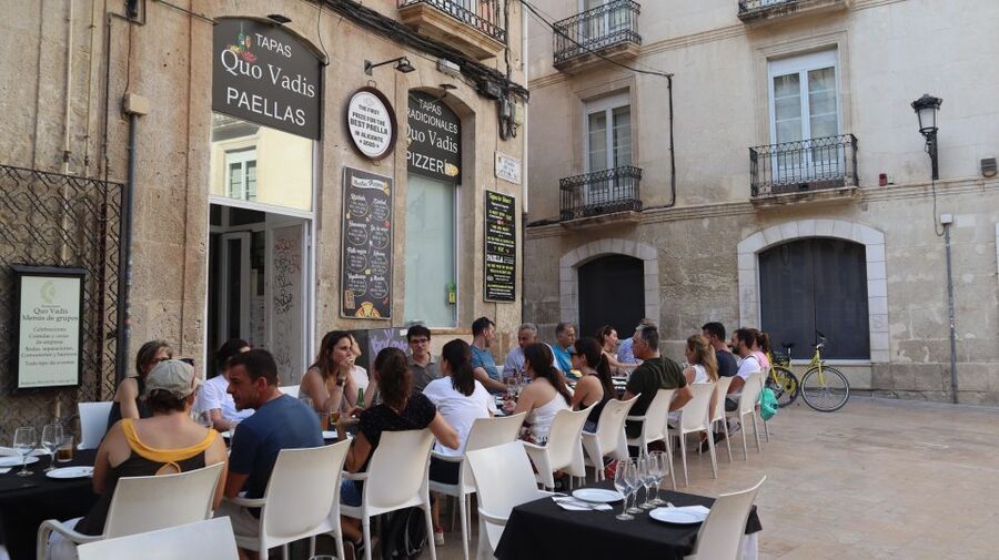 Alicante: Guided Tapas Tour by Bike with Tastings - Two tapas bars, wine, and a surprise tasting
