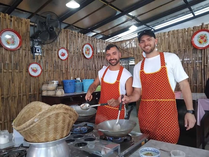 Ao Nang: Hands-on Learn to Cook 3 Popular Thai's street food - What you actually do in the open-air kitchen