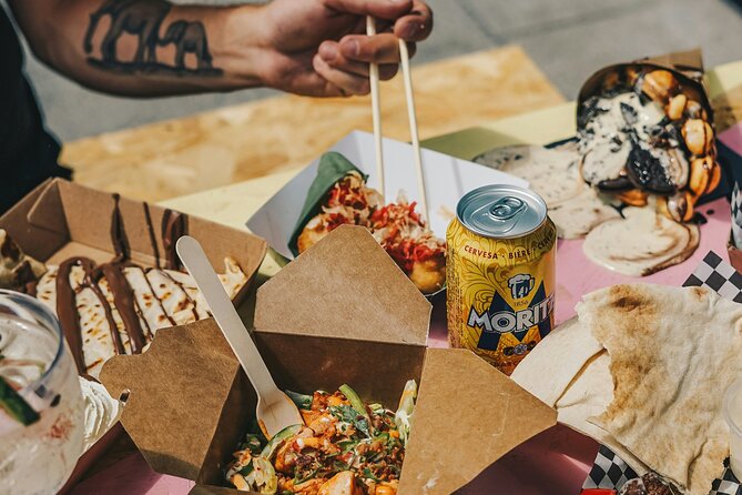 Aruba Eats Sip and Savor Local Food Tour - A five-minute stop at the I Love Aruba sign