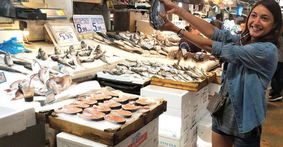 Athens: Authentic Greek Food Walking Tour - Athinas Street and the old food shops
