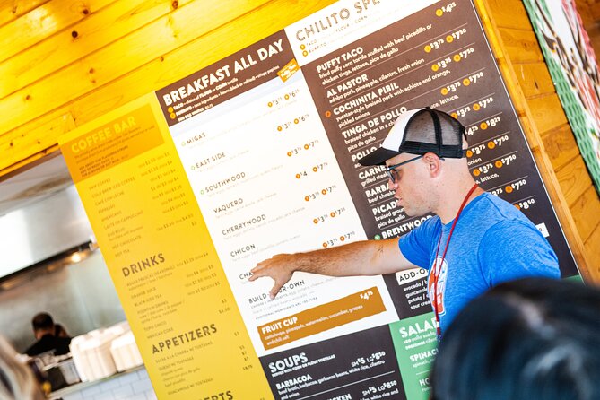 Austin Breakfast Taco Tour - Riding between stops in an air-conditioned van