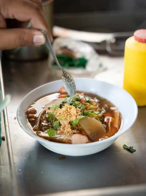 Bangkok: Must-Try Hidden Bike & Food Experience - First food stops, from street dishes to bakery sweets