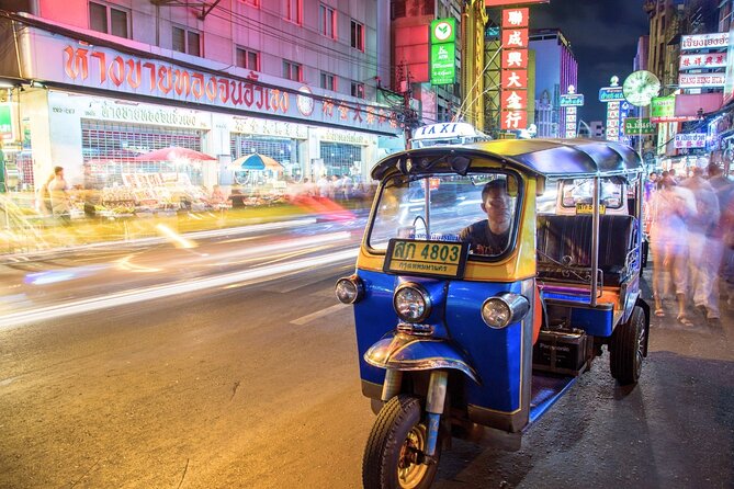 Bangkok Tuk-Tuk Tour by Night with Chinatown Street Food Meal - Chinatown is the finish, not the whole food tour