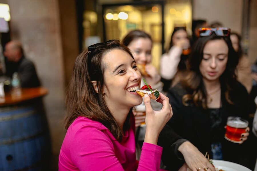 Barcelona: El Born Food Walking Tour with Tapas and Drinks - El Born: food beside Santa Maria del Mar