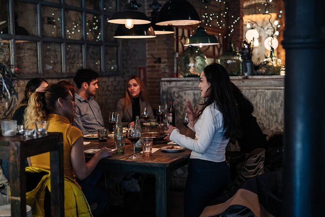 Barcelona: Guided Food Walking Tour with Tapas and Wine - Santa Maria del Mar between courses