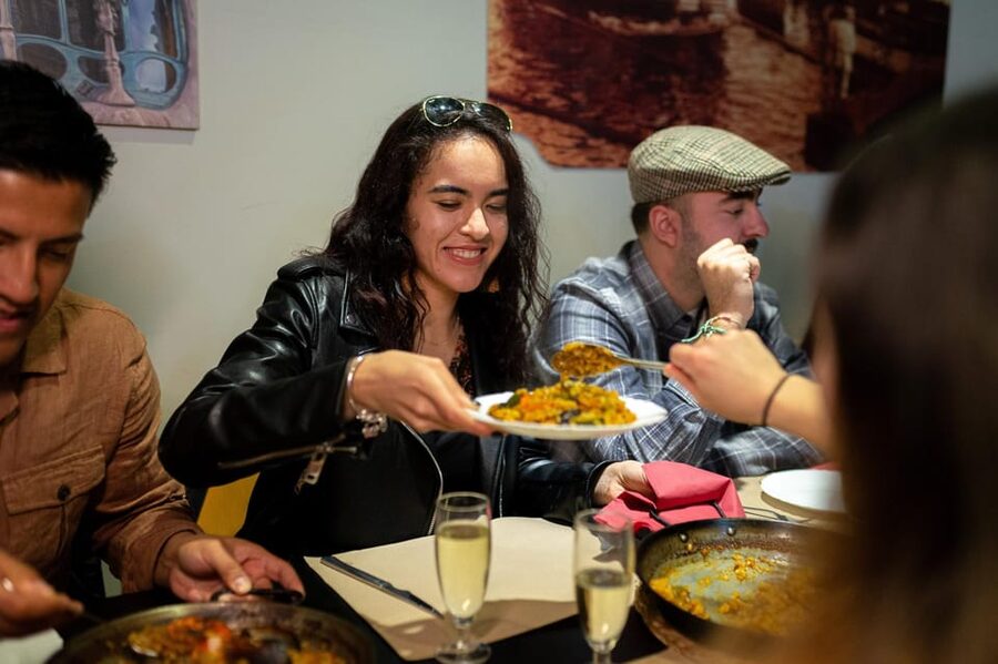 Barcelona: Tapas Tour with Food Tastings and Drinks - Gothic Quarter: food alongside Roman Barcelona