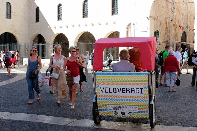 Bari Street Food Tour by Rickshaw - Piazza Ferrarese: your first look at old Bari