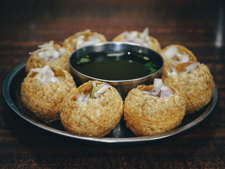 Bengali Nights Kolkata Food Tour with 13+ Tastings - Onion bhajis, gram salad, and food from the street
