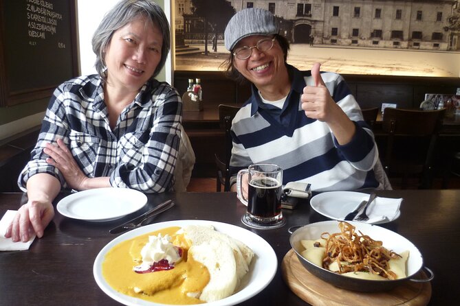 Bratislava Traditional Food Tour - Sauerkraut soup and craft lager at a microbrewery