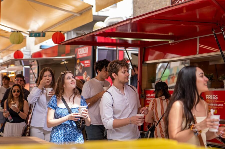 Budapest: Guided Food Tour with Wine, Beer, and Shots - Street food first: soup, lángos, and party streets