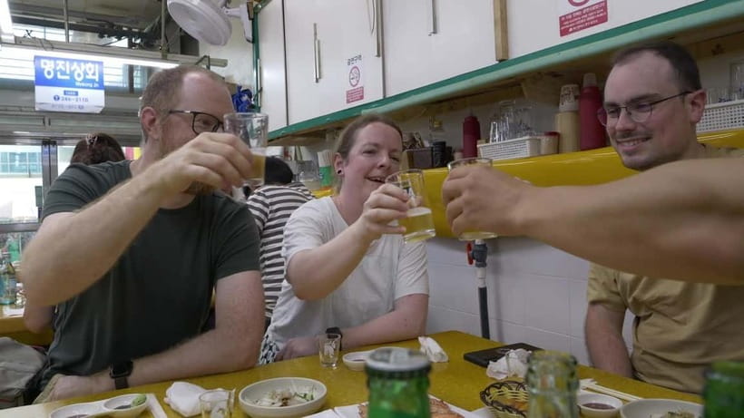 Busan: Food Market Tour, Smash Seafoods and Street Foods - The guides and the social side