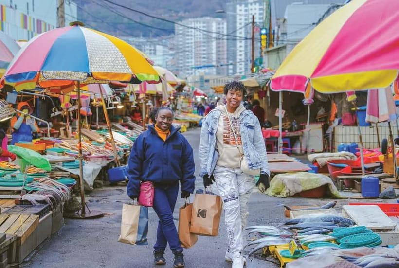 Busan: Gukje and Jagalchi Market Food Tour with Tastings - Gukje Market, where shopping and snacking mix