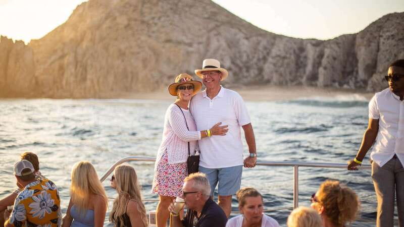 Cabo San Lucas: 2 Hour Sunset Cruise with Food and Wine - The Arch and Lover’s Beach photo stop