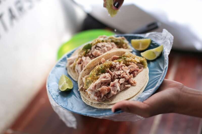 Cancún: Street Food, Local Market and Urban Art Tour - Av Carlos Nader 8: Your first taste of downtown Cancún