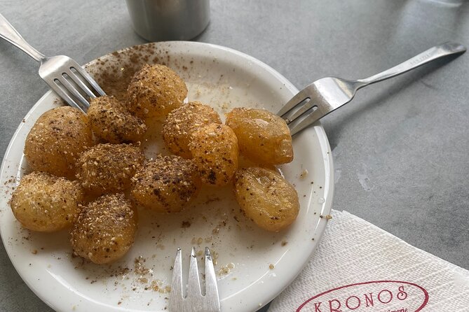 Chania Walking Food Tours Crete with a local! - Bougatsa, bakeries, and the first taste of Crete