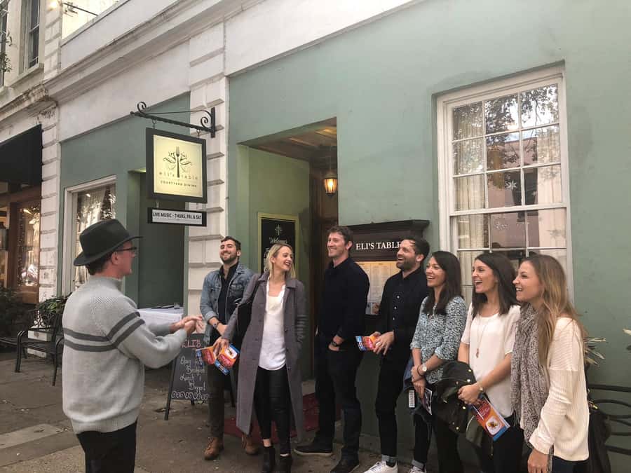 Charleston: Downtown Culinary Walking Tour - What happens at the four restaurant stops