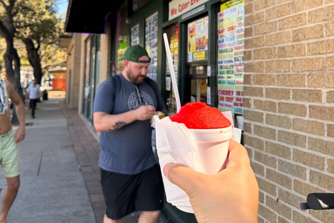 Devour Downtown Austin Walking Food Tour - Jim Jim’s Water Ice finishes on a cool note