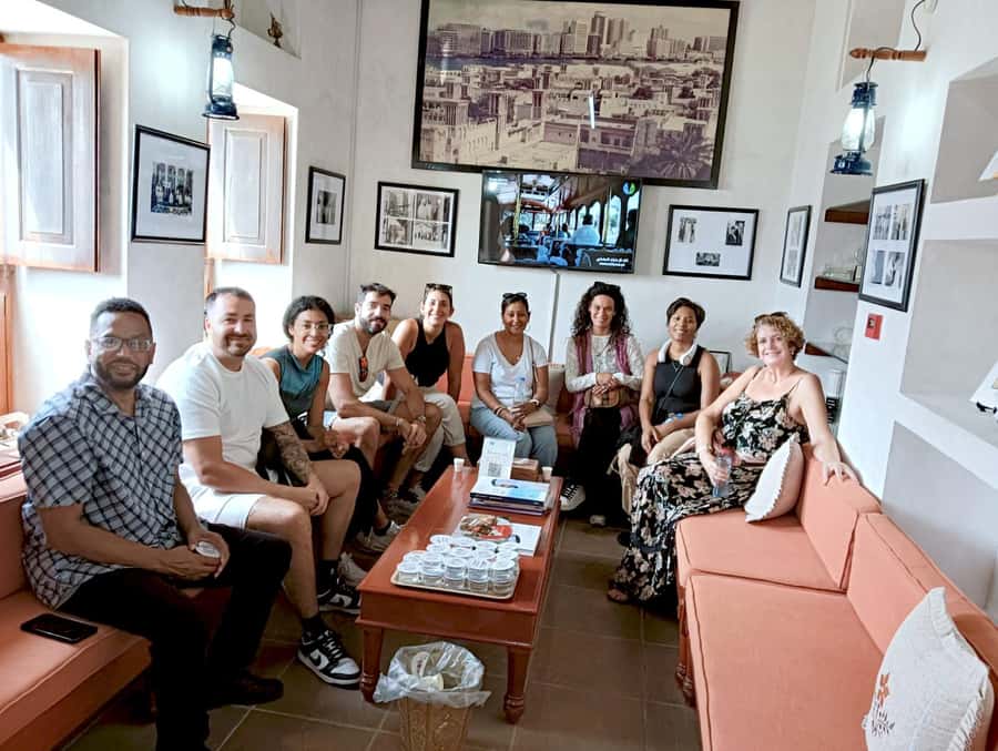 Dubai: Discover Dubai Old Town, Souks, Museum & Street Food - Crossing Dubai Creek by traditional abra