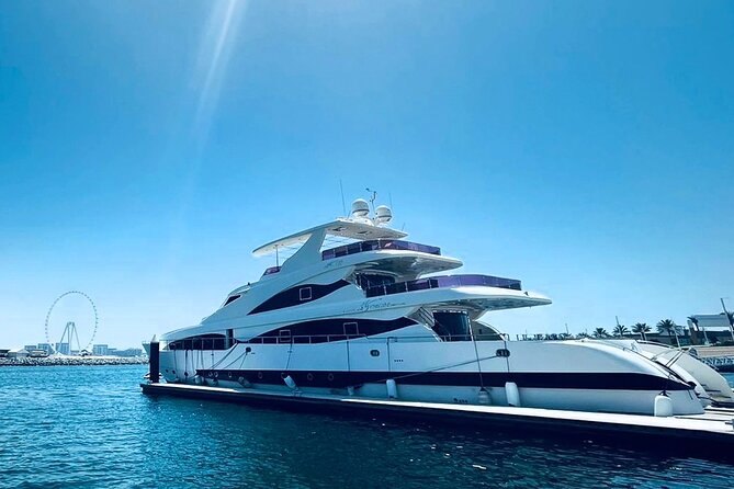 Dubai Harbour Super Yacht Experience with gourmet & Drinks - What you see from the water