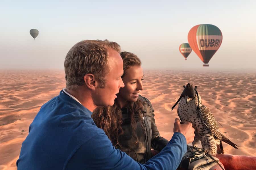 Dubai: Luxury Balloon Flight with Michelin-Curated Breakfast - Entering the Dubai Desert Conservation Reserve