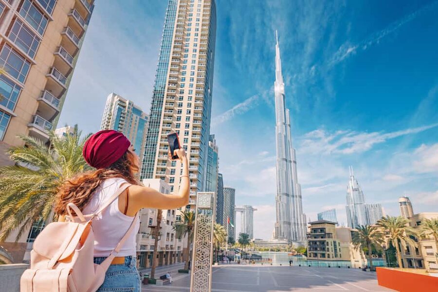 Dubai Top Highlights: Frame Entry, Souks, Abra & Street Food - Souk Madinat and views of Burj Al Arab