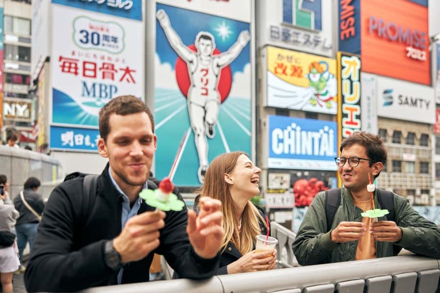 Eat Like a Local in Osaka – Private Custom Street Food Tour - Starting in Dotonbori’s neon glow