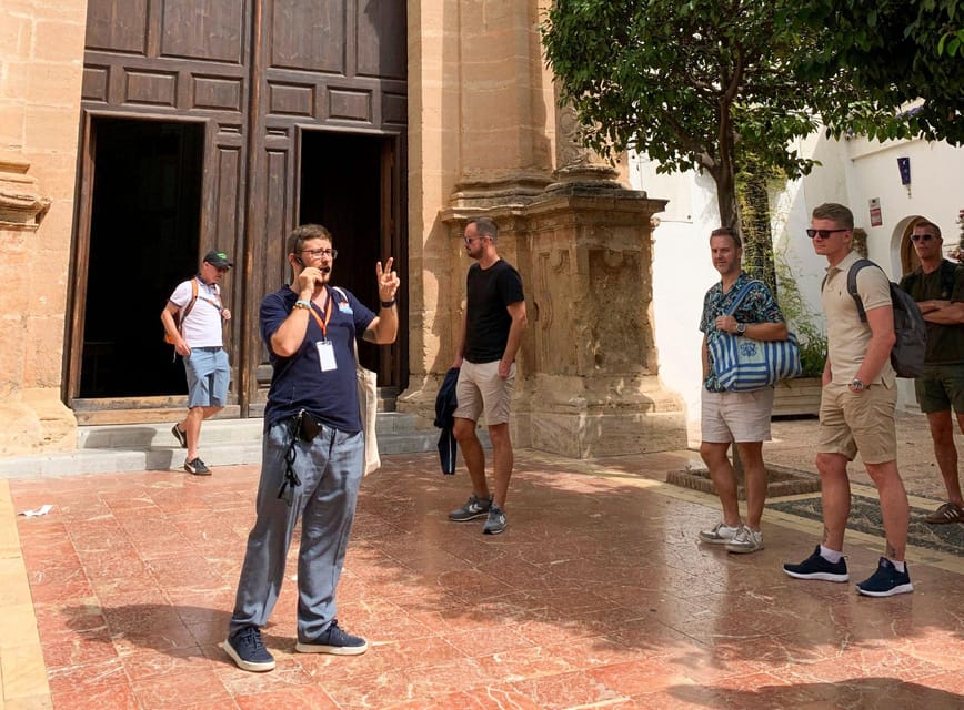 Explore Marbella Old Town: Authentic Tapas Food Tour - First Stop: Cheese, Wine, and Regional Tapas