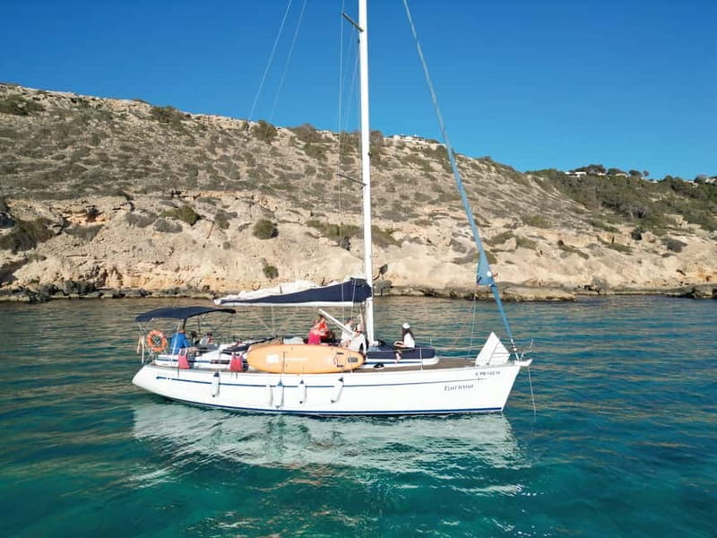 From can Pastilla : Sailing boat trip with Food & Drinks - Key points at a glance