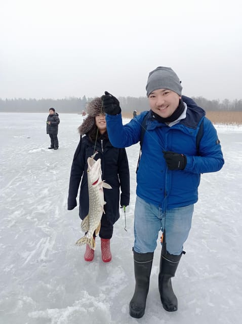 From Helsinki: Bodom Lake Ice Fishing with Food & Drinks - From Helsinki streets to frozen Bodom Lake