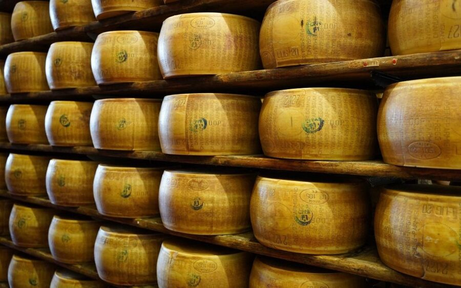 From Parma: Parmigiano and Parma Ham Guided Food Tour - Three cheeses with sparkling Malvasia
