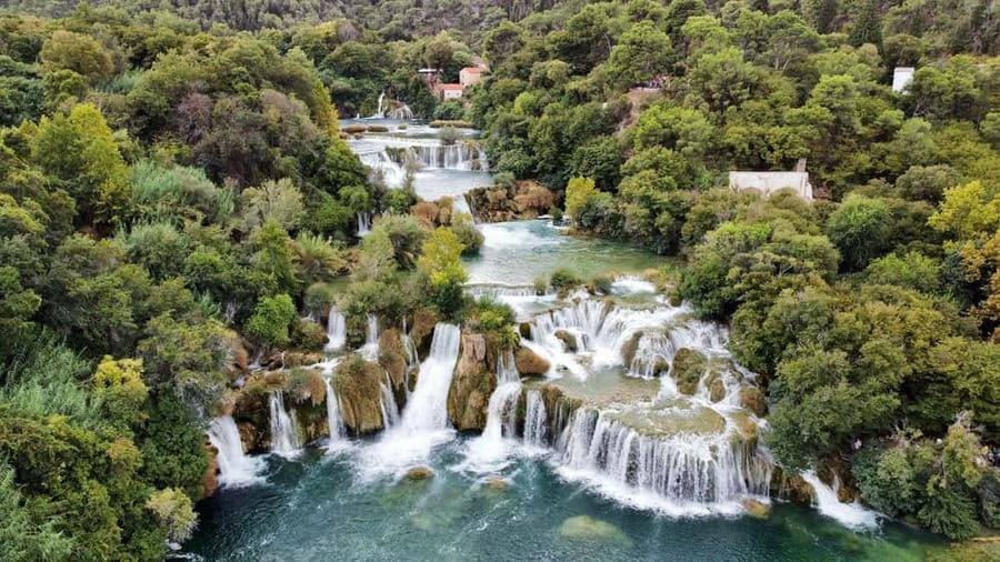 From Split: Krka Waterfalls with Wine & Cheese Tasting Tour - Skradin, Sladić winery, and local tasting