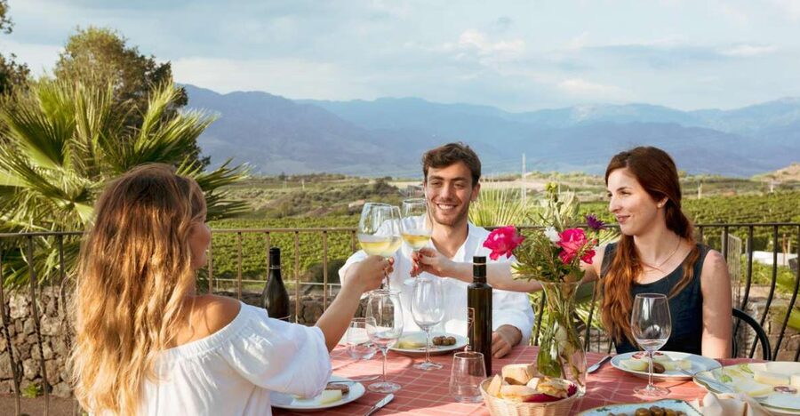 From Taormina: Mount Etna Food and Wine Tasting Tour - Lava-stone houses and Etna country roads