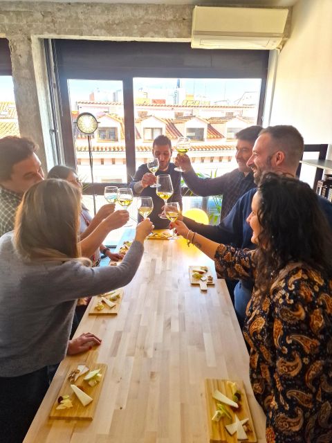 Gourmet Experience: Tasting of Spanish Cheeses and Wines - A Spanish tasting table near Plaza Mayor