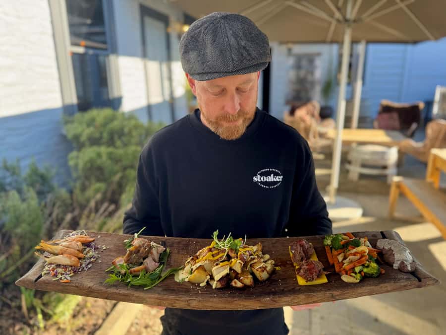 Gourmet Food and Wine Tour with Lunch and Wine Tastings - Five tasting dishes and wine-barrel cooking