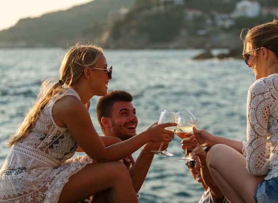 Heraklion Luxury Sailing Catamaran Dia Island | Gourmet Menu - Lunch by Chef Charis is a central part of the experience