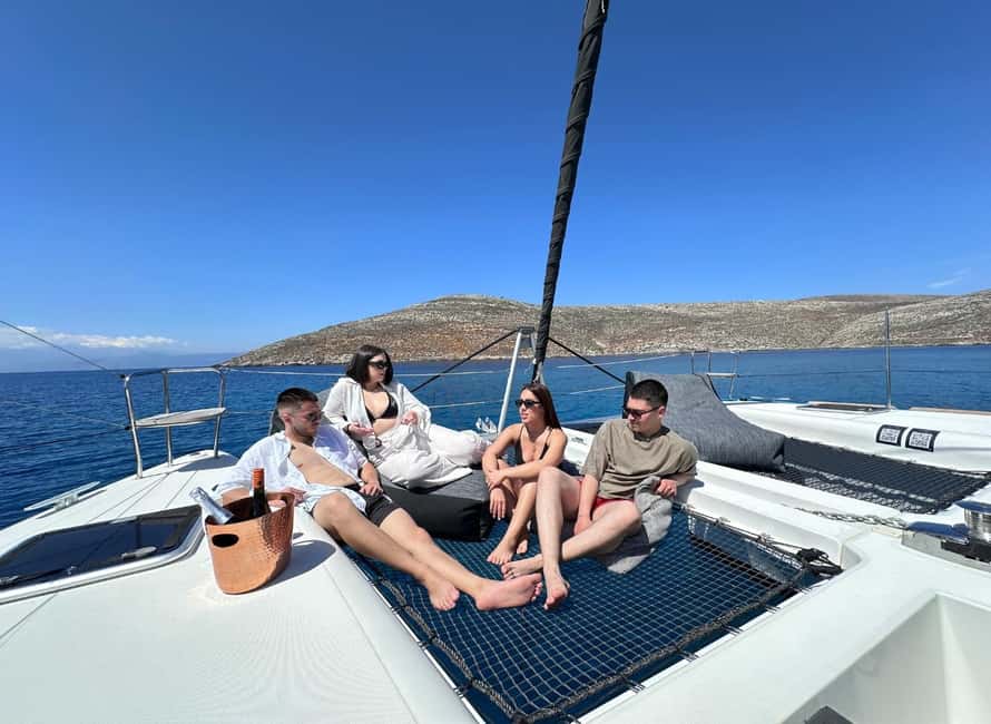 Heraklion Luxury Sailing Catamaran Dia Island | Gourmet Menu - Who will get the most from this cruise