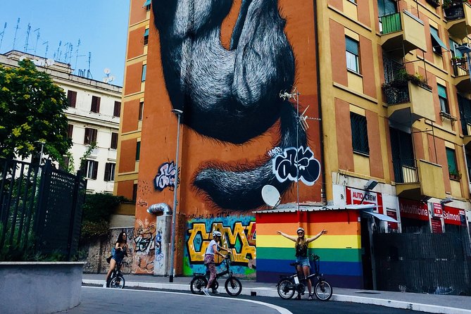 Hidden Rome: Small Group E-Bike Tour with Street Food Stops - The climb to Janiculum Hill