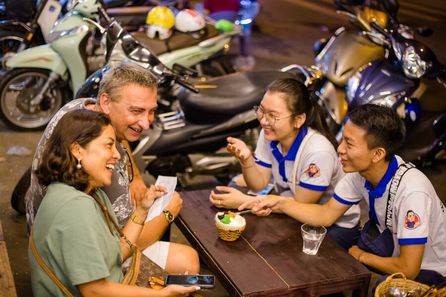 Ho Chi Minh City: Private Street Food Motorbike Tour - District 5 brings coconut ice cream