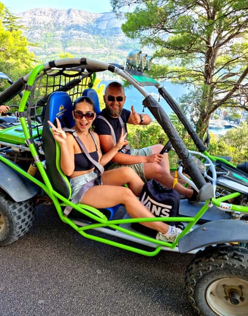 Korcula: Buggy Safari with Local Food and Wine Tasting - Driving the island at a sightseeing pace