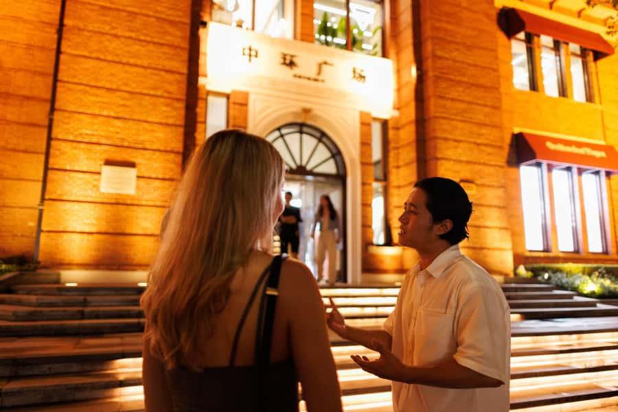 Late night food tour in Shanghai's French Concession - Xintiandi, old concession streets, and Art Deco details