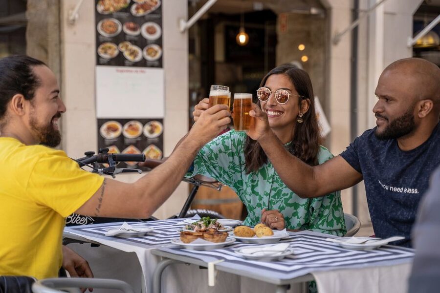 Lisbon: E-Bike Food Tour of Alfama and Old Town - How the riding feels in a small group