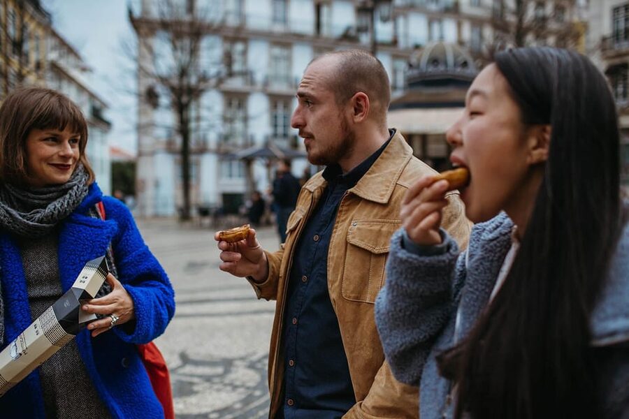 Lisbon: Evening Food & Wine Tour in Bairro Alto - Flame-roasted chouriço at Grapes & Bites