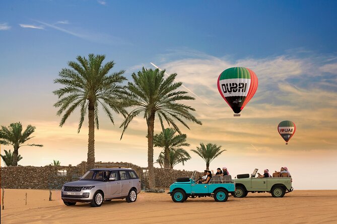 Luxury Hot Air Balloon, Land Rover Defender & Michelin Breakfast - The five-minute drone show sets the mood