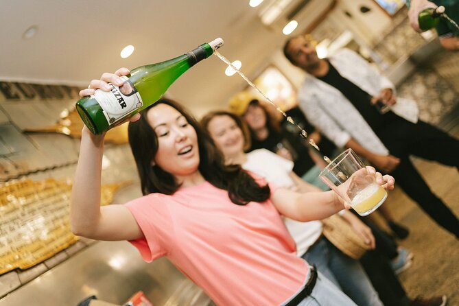 Madrid Tapas & Taverns Small Group Food & History Tour - El Escarpín brings Asturian cider to Madrid