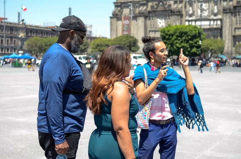 Mexico City: Zocalo Tacos Tour by Michelin-Star Chef Torres - Mezcal, regional sweets, and the Plaza Manuel Tolsá finish