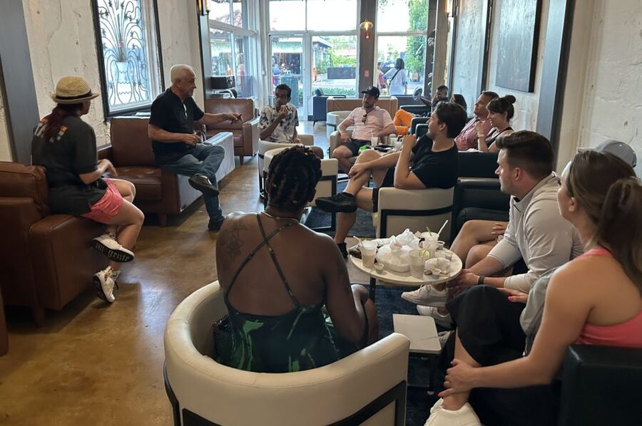 Miami: Little Havana Cuban Food and Culture Walking Tour - Rooster Alley, art, cars, and small shops