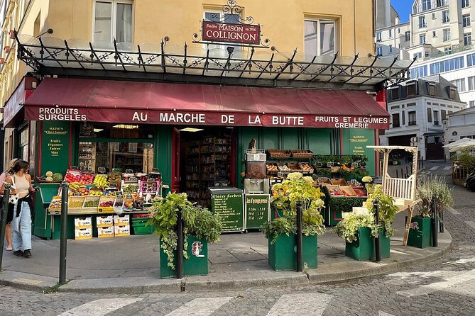 Montmartre Hill French Gourmet Food and Wine Tasting Walking Tour - Montmartre’s food shops and artistic past