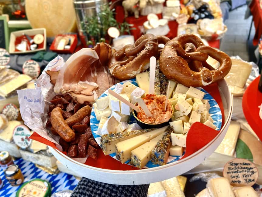 Munich: Old Town Food Tour with 10+ Tastings, Beer & Pretzel - Starting with schmalznudel and Bavarian breakfast