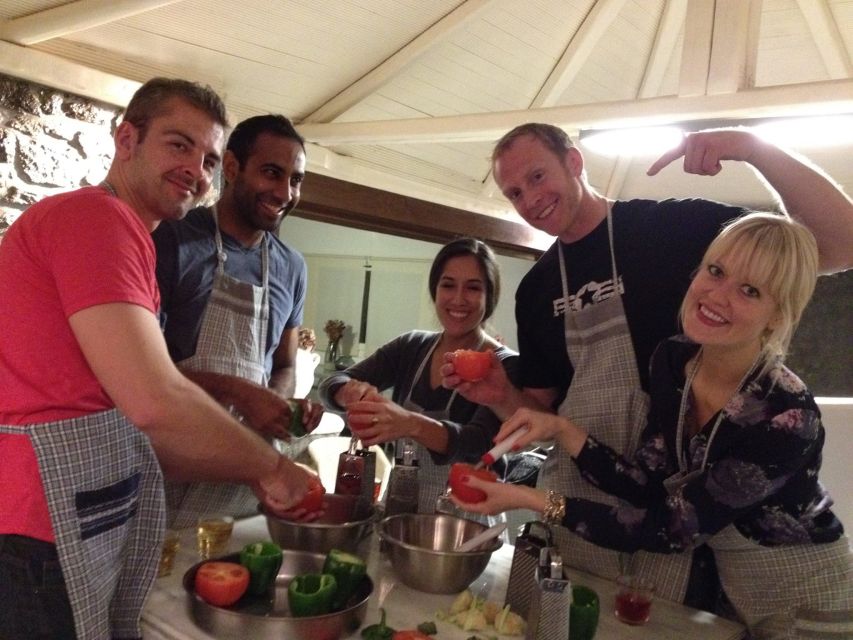 Mykonos: Cooking Class with Food and Wine - Starting with dakos, louza, wine, and raki